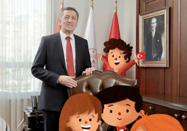 Milli Eğitim Bakanlığı'nda koltuk devri: Çizgi karakterler makama oturdu