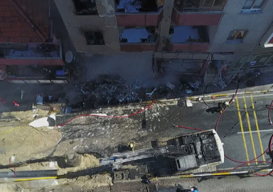 İstanbul'da doğalgaz borusunda patlama: 2 yaralı