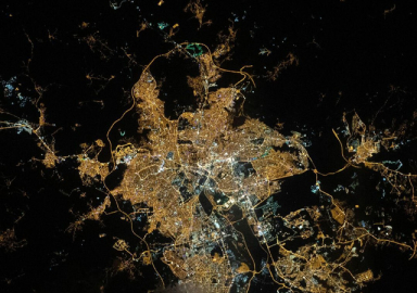 NASA, Ankara'nın uzaydan çekilmiş fotoğrafını paylaştı
