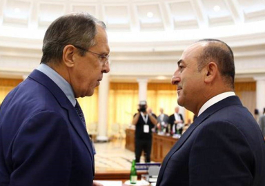Çavuşoğlu, Lavrov ile görüştü