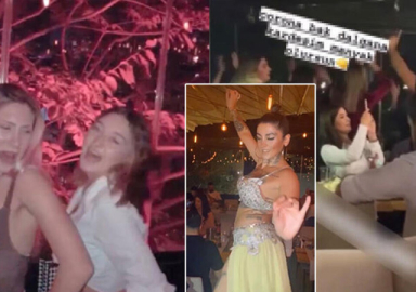 İstanbul'da dansözlü parti: 'Corona bak dalgana kardeşim...'