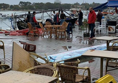 Tekirdağ'ın Marmaraereğlisi ilçesini hortum vurdu