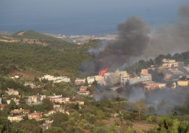 Hatay'da orman yangınını söndürme çalışmaları sürüyor: 'Gözaltılar var'