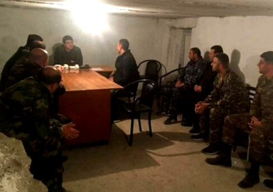 Ermeniler SİHA korkusundan sığınağa girdi