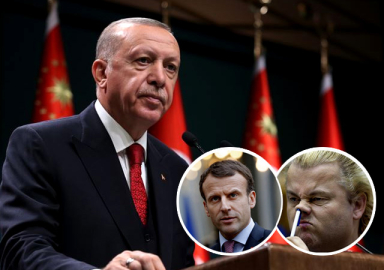Erdoğan'dan Macron ve Wilders'a tepki: Haddini bil!
