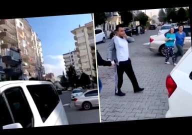 İzmir'deki deprem sonrası bir binanın çökme anı kamerada