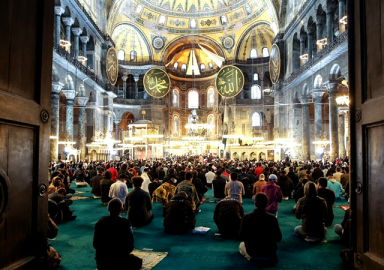 87 yıl sonra Ayasofya'da bir ilk