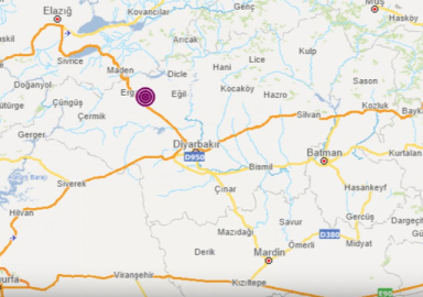Diyarbakır Ergani'de deprem