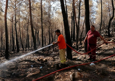 Manavgat'tan acı haber: 2 yangın işçici hayatını kaybetti