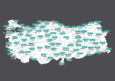İllere göre haftalık vaka haritası açıklandı (6-12 Kasım 2021)