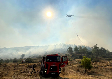 Mersin'de orman yangını kontrol altına alındı