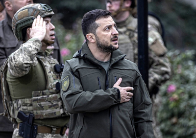 Zelenskiy, Kiev'de trafik kazası geçirdi