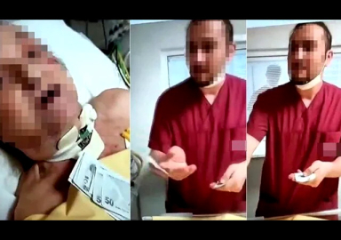 Hastane kapatıldı! Yaşlı kadını 'böbreğini alacağız' diyerek korkutup yüzüne para saçtılar