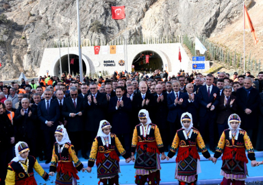 Amasya Badal Tüneli açıldı! Erdoğan: 2023'ü tarihe şanla, şerefle ve gururla kaydedeceğiz