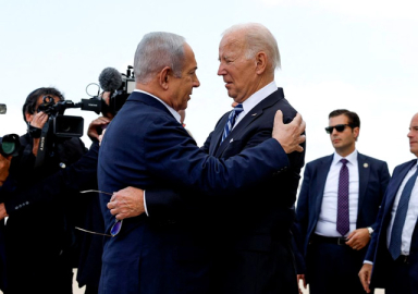 ABD Başkanı Biden İsrail'de! Nethanyahu böyle karşıladı
