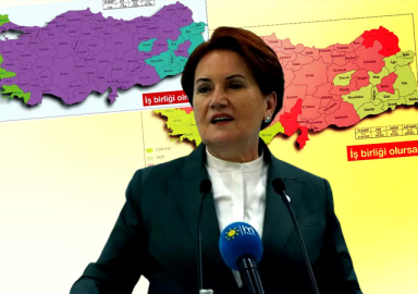 Toplantıya damga vuran iki harita: İYİ Parti ittifaksız sadece 1 ilçeyi kazanabiliyor