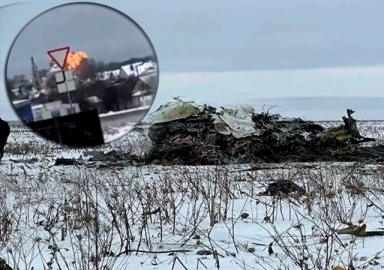 İçinde 65 Ukraynalı esir vardı: O uçak düştü!