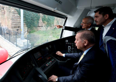 Sirkeci-Kazlıçeşme tren hattı açıldı! İlk sefer Cumhurbaşkanı Erdoğan'dan