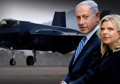 Katilin eşi Sara Netanyahu korkudan savaş jeti istedi