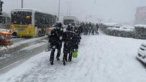 Meteoroloji'den kar ve karla karışık yağmur uyarısı!