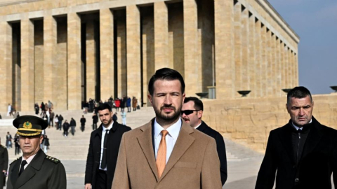 Karadağ Cumhurbaşkanı Milatoviç Anıtkabir’i ziyaret etti