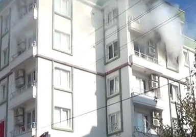 Öğrenci yurdunda yangın