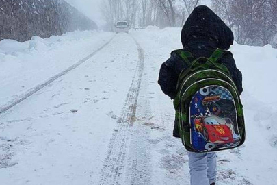 Tunceli Pülümür'de taşımalı eğitime kar engeli
