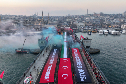 Büyük Filistin Yürüyüşü! Katil İsrail zulmüne karşı Türkiye tek yürek