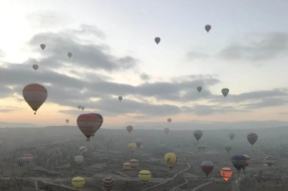 Türkiye’de sıcak hava balon turizminde yolcu rekoru kırıldı
