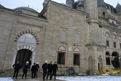 Selimiye'de restorasyon çalışmaları sürüyor