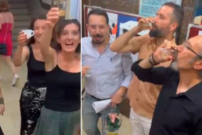 İzmir'de okulda alkol ve dans skandalı!