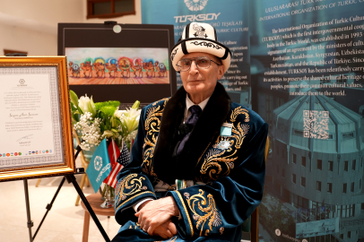 Aziz Sancar'a "Türk Dünyası Kültür Elçisi” unvanı takdim edildi