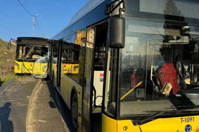 İstanbul'da 3 İETT otobüsü kazaya karıştı: Yaralılar var
