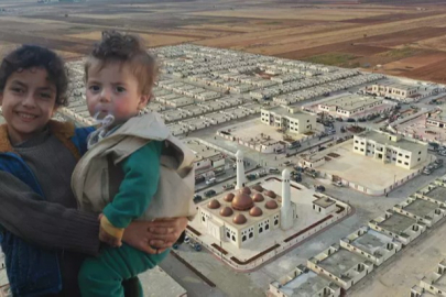 Türkiye ve Katar ortak olarak inşa etti! Suriye'de 10 bin kişilik umut şehri