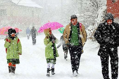 Üç ilde eğitime kar engeli