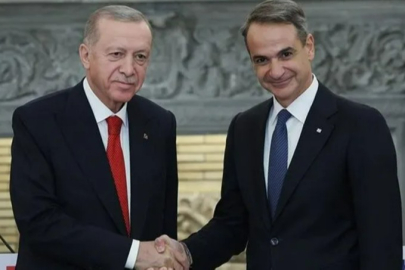 Cumhurbaşkanı Erdoğan, Yunanistan Başbakanı Miçotakis ile görüştü