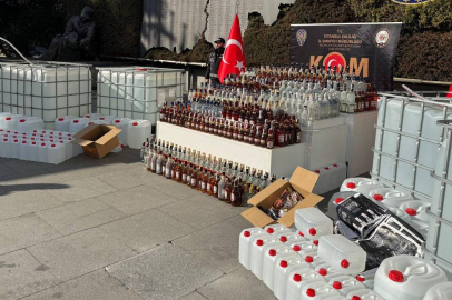 İstanbul'da kaçak ve sahte alkole geçit yok