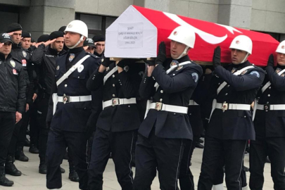 Şehit bekçi Uğur Gölçek için tören düzenlendi