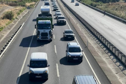 Bayram sonrası dönüş başladı, trafikte yoğunluk arttı