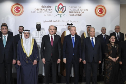 Filistin'i Destekleyen Parlamentolar Grubu Toplantısı Cumhurbaşkanı Erdoğan'ın katılımıyla başladı