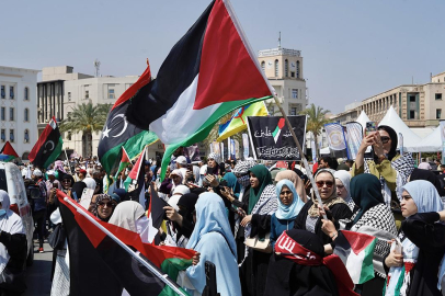 Gazze’ye ilerleyen "Mağrib Direniş Konvoyu" Libya'nın Tacura kentine ulaştı