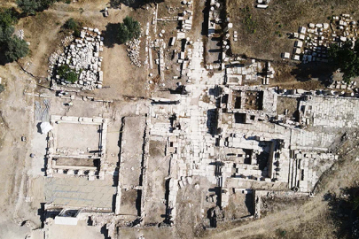 Stratonikeia'nın ihtişamlı kütüphanesi ayağa kaldırılıyor