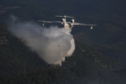 Bornova'daki yangın güçlükle kontrol altına alındı