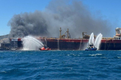 Aliağa Limanı'ndaki yangın kontrol altında