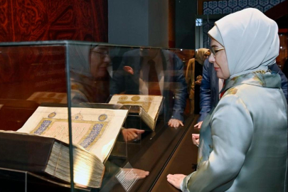 Emine Erdoğan 'Anadolu Selçukluları Sergisi'ni ziyaret etti