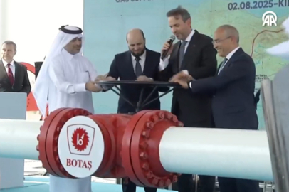 Tarihi gün! Türkiye'den Suriye'ye ilk doğal gaz akışı başladı