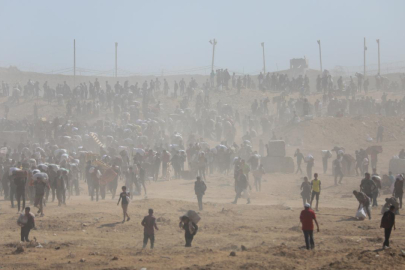 Gazze'deki hükümet: Bölgeye girmesi gereken yardım tırlarından sadece yüzde 15'i ulaştı