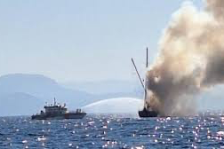 Bodrum’da teknede çıkan yangın korkuttu