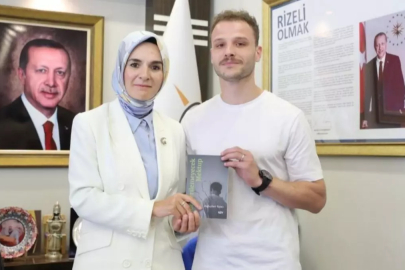 Bakan Göktaş, genç yazar ile bir araya geldi: Devletimizin şefkati bizim gerçek ailemiz oldu