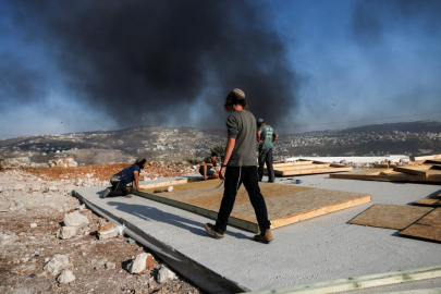 Filistin topraklarını gasbeden İsrailliler, Batı Şeria'da 300 koyun çaldı